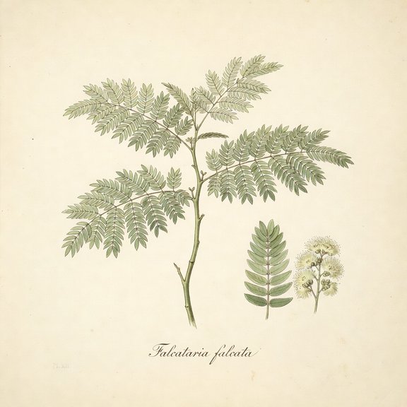 Albizia botanical plate