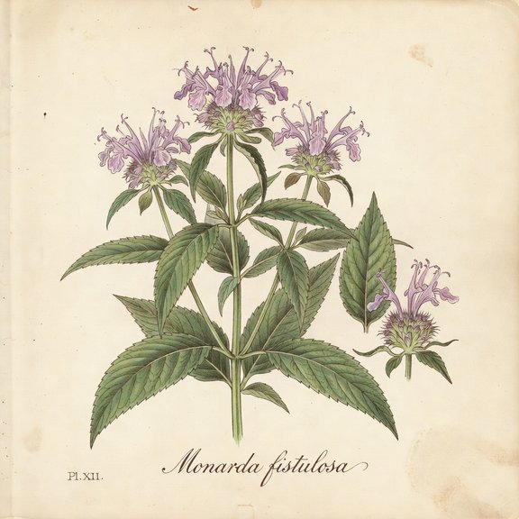 bergamot botanical plate