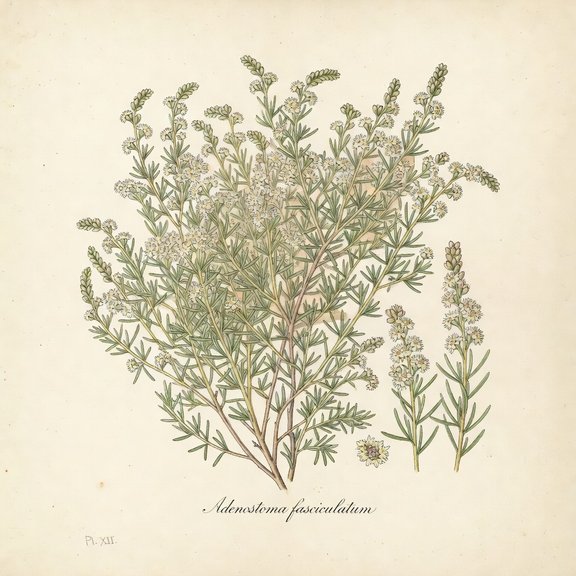 Chamise botanical plate
