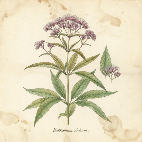 Coastal Joe-Pye Weed botanical plate