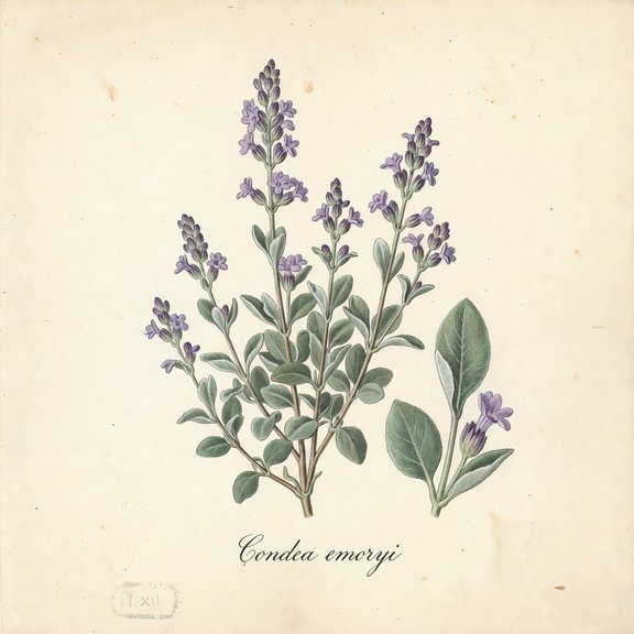 Desert Lavender botanical plate