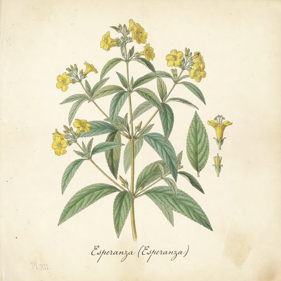 Esperanza botanical plate