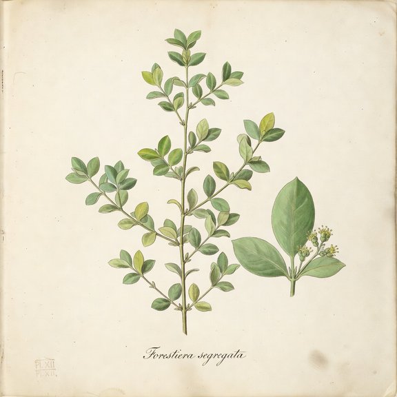 Florida Privet botanical plate
