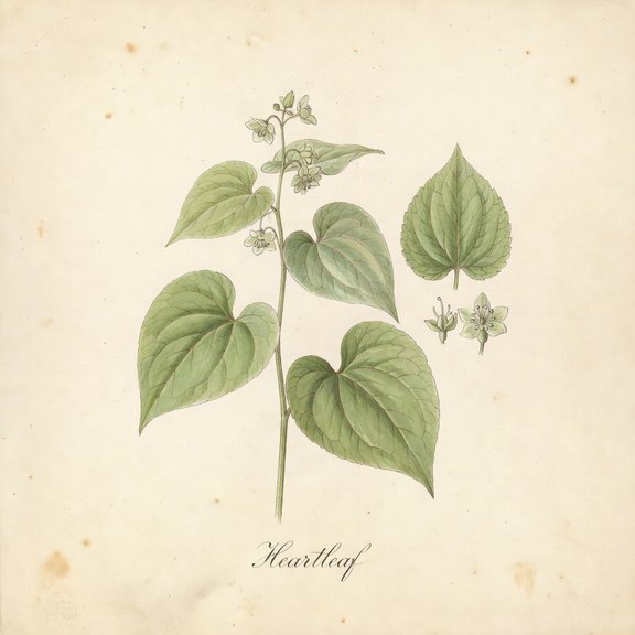 Heartleaf botanical plate