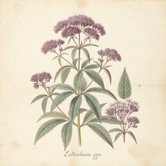 Joe-Pye Weed botanical plate