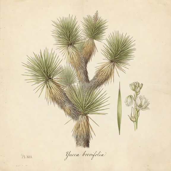 Joshua Tree botanical plate