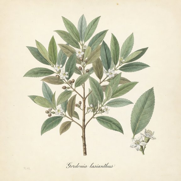 Loblolly Bay botanical plate