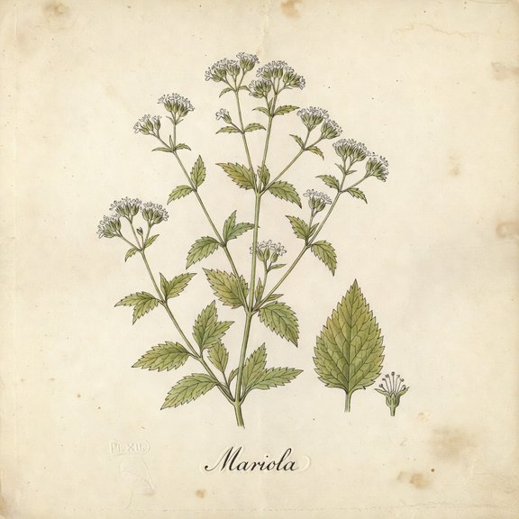 Mariola botanical plate