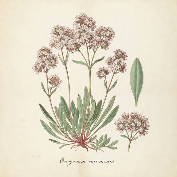 Redroot Buckwheat botanical plate
