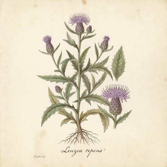 Russian Knapweed botanical plate