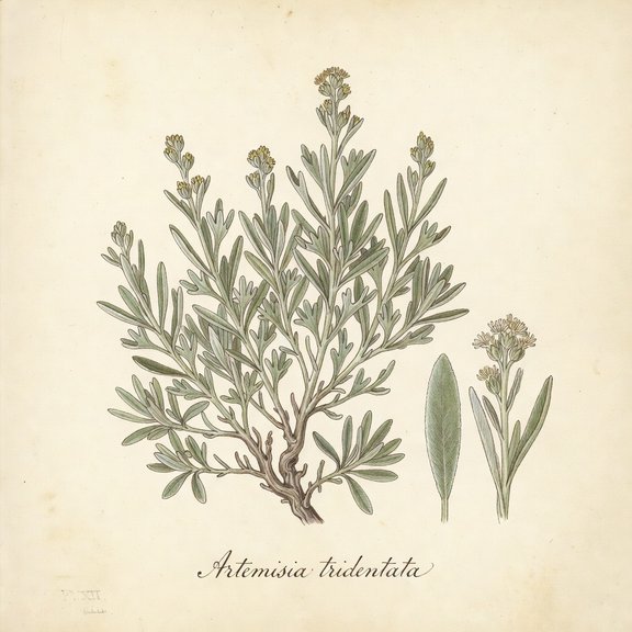 sagebrush botanical plate