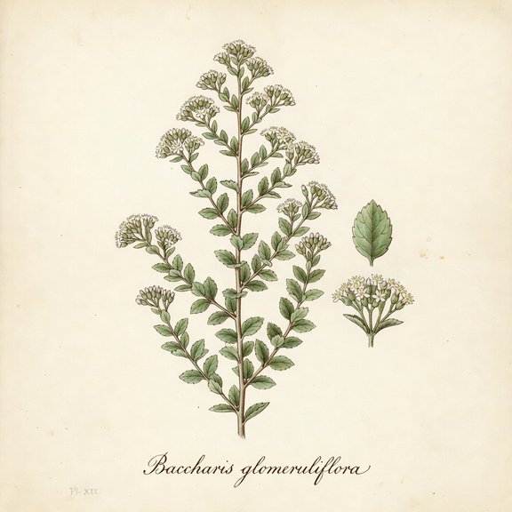 Salt Myrtle botanical plate
