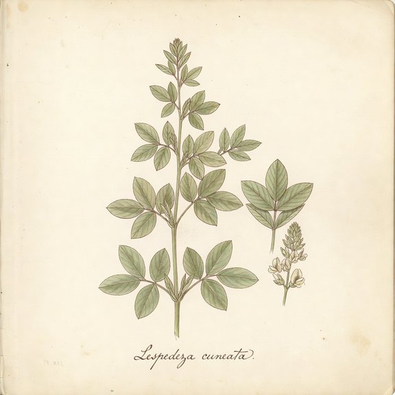 Sericea Lespedeza botanical plate