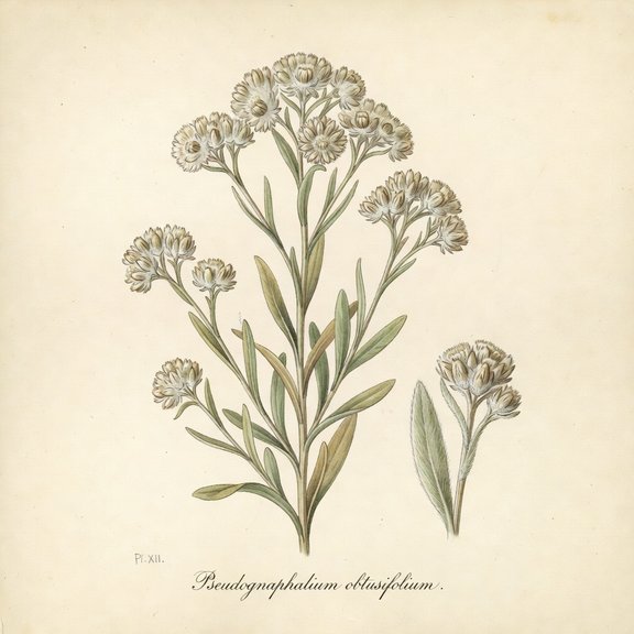 Sweet Everlasting botanical plate