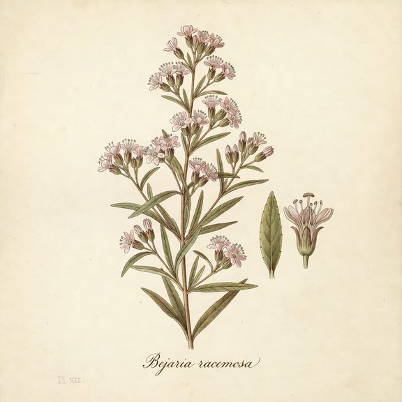 Tarflower botanical plate