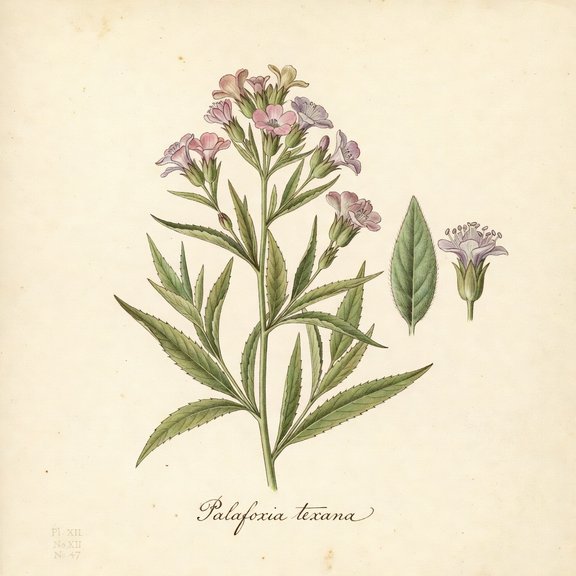 Texas Palafox botanical plate