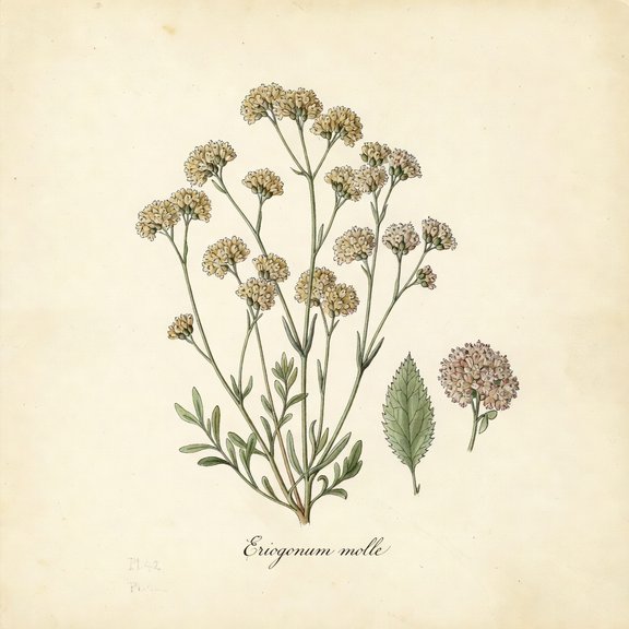 Tule Buckwheat botanical plate